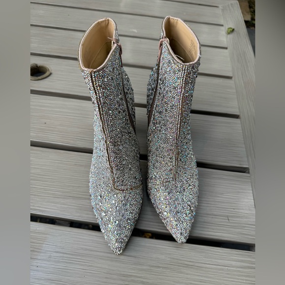 Betsey Johnson Sparkly Boots – Size 9 - Picture 9 of 13